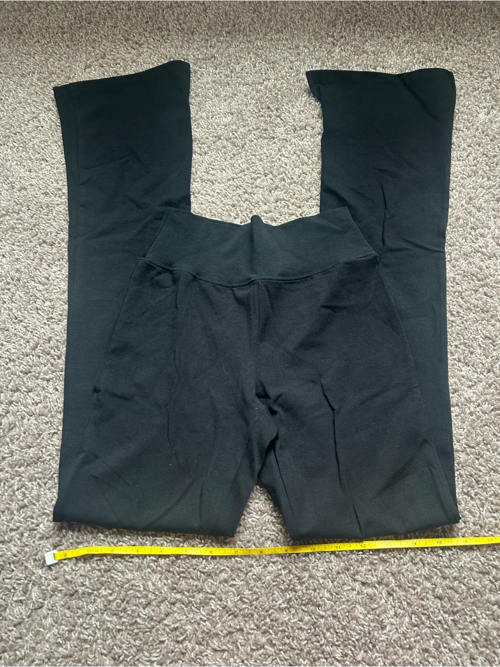 wild fable Black High-Rise flare Leggings with Logo